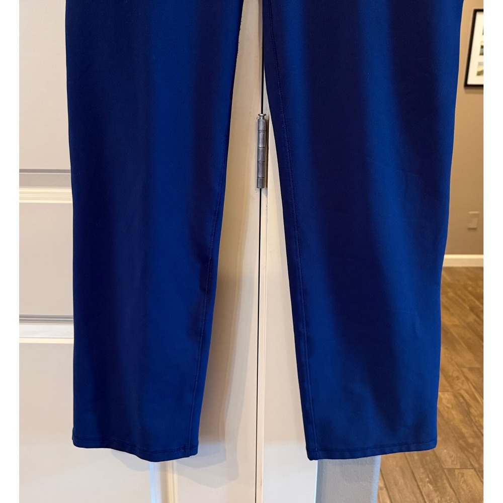 Lands' End Women's Navy Blue Casual Knit M/T (Medium Tall) Straight Leg Pants - Picture 3 of 7
